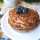 Whole Grain Zucchini Bread Pancakes with Blueberries